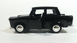 Sunnyside Superior Trabant 601 Black SS 4725 Pullback Friction Motorized 1:43 Scale Die Cast Toy Car Vehicle with Opening Doors