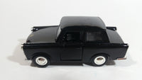 Sunnyside Superior Trabant 601 Black SS 4725 Pullback Friction Motorized 1:43 Scale Die Cast Toy Car Vehicle with Opening Doors