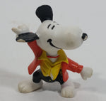 Vintage United Features Peanuts Snoopy 1970's Disco Dancer PVC Toy Figure Made in Hong Kong