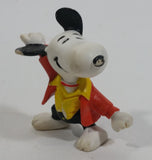 Vintage United Features Peanuts Snoopy 1970's Disco Dancer PVC Toy Figure Made in Hong Kong