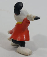 Vintage United Features Peanuts Snoopy 1970's Disco Dancer PVC Toy Figure Made in Hong Kong