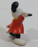 Vintage United Features Peanuts Snoopy 1970's Disco Dancer PVC Toy Figure Made in Hong Kong