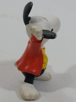 Vintage United Features Peanuts Snoopy 1970's Disco Dancer PVC Toy Figure Made in Hong Kong