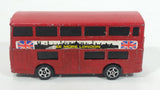 Vintage Corgi Juniors Daimler Fleetline 'See More London' Red Double Decker Bus Die Cast Toy Car Vehicle