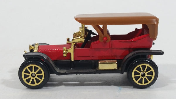 Vintage Reader's Digest High Speed Corgi 1906 Rolls Royce Silver Ghost Red No. 302 Classic Die Cast Toy Antique Car Vehicle