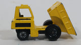 Vintage 1976 Matchbox Lesney Superfast Site Dumper Truck Yellow No. 26 Die Cast Toy Car Construction Equipment Machinery Vehicle - Made in England