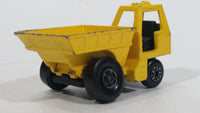 Vintage 1976 Matchbox Lesney Superfast Site Dumper Truck Yellow No. 26 Die Cast Toy Car Construction Equipment Machinery Vehicle - Made in England