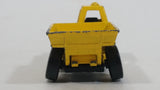 Vintage 1976 Matchbox Lesney Superfast Site Dumper Truck Yellow No. 26 Die Cast Toy Car Construction Equipment Machinery Vehicle - Made in England