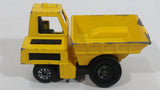 Vintage 1976 Matchbox Lesney Superfast Site Dumper Truck Yellow No. 26 Die Cast Toy Car Construction Equipment Machinery Vehicle - Made in England