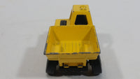 Vintage 1976 Matchbox Lesney Superfast Site Dumper Truck Yellow No. 26 Die Cast Toy Car Construction Equipment Machinery Vehicle - Made in England