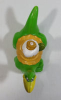 1991 Denny's Restaurants Hanna Barbera The Flintstones Bamm Bamm Riding Green Dinosaur Pullback Friction Motorized Toy Car Vehicle TV Show Cartoon Collectible