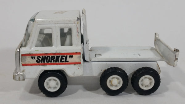 Vintage KY (Kai Yip) Tough Roders White Snorkel Truck Pressed Steel Toy Car Vehicle