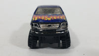 2008 Hot Wheels Team: Ford Racing 1997 Ford F-150 Lifted 4x4 Dark Blue Die Cast Toy Car Vehicle