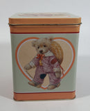 1987 Giordano 'Jessie' Cute Teddy Bear Tin Metal Container Collectible