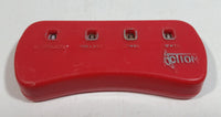 Vintage Action Pocket Counter Money Adder Red Plastic Clicker Made in Hong Kong
