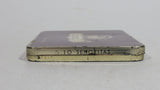 Rare Antique 1935 Karel I Minor 10 Cigar 10 Senorita Dark Red Hinged Tin Metal Container Made in Holland