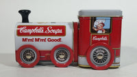 1997 Campbell's Soup M'm! M'm! Good! Train Engine Locomotive Tin Metal Container Collectible