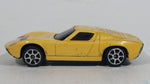 Maisto Fresh Metal 1966 Lamborghini Miura Yellow 1/64 Scale Die Cast Toy Dream Car Vehicle