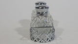 Glass Salt and Pepper Shakers Set and Carrying Tray with Handles