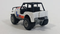 1987-1994 Matchbox Jeep 4x4 White Die Cast Toy Car Vehicle