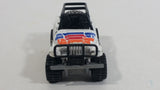 1987-1994 Matchbox Jeep 4x4 White Die Cast Toy Car Vehicle