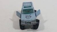 1995 Hot Wheels Blazer 4x4 Light Blue Grey Die Cast Toy Car Vehicle with Opening Doors