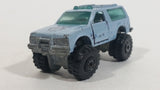 1995 Hot Wheels Blazer 4x4 Light Blue Grey Die Cast Toy Car Vehicle with Opening Doors