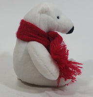 2016 Coca-Cola Coke Soda Pop Beverages White Polar Bear Stuffed Animal Plush Plushy Collectible