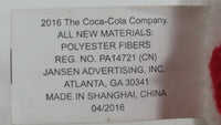 2016 Coca-Cola Coke Soda Pop Beverages White Polar Bear Stuffed Animal Plush Plushy Collectible