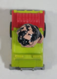 Vintage 1989 Peanuts Gang Pop Mobiles United Features Syndicate Lucy Van Pelt Green Plastic Toy Car Vehicle McDonald's Happy Meals