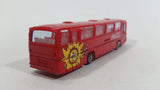 Majorette Coca-Cola Coke Soda Pop Beverage Sun Neoplan 1/87 Scale No. 373 Bus Red Plastic and Die Cast Metal Toy Car Vehicle