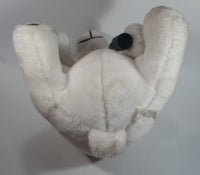 Collectible 1993 Coca-Cola Coke Soda Pop Beverage White Polar Bear Holding Coca Cola Bottle 14" Tall Stuffed Animal Plush Toy
