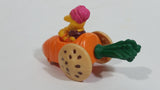 1987-1988 Orange Fraggle Rock 'Gobo' Carrot Shaped Toy Car Vehicle McDonald's Happy Meal Toy