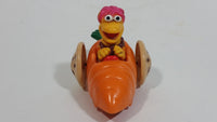 1987-1988 Orange Fraggle Rock 'Gobo' Carrot Shaped Toy Car Vehicle McDonald's Happy Meal Toy