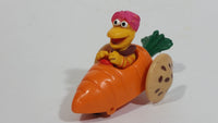 1987-1988 Orange Fraggle Rock 'Gobo' Carrot Shaped Toy Car Vehicle McDonald's Happy Meal Toy