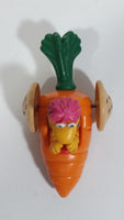 1987-1988 Orange Fraggle Rock 'Gobo' Carrot Shaped Toy Car Vehicle McDonald's Happy Meal Toy