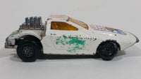 Vintage 1972 Lesney Matchbox Superfast Tanzara White No. 53 Die Cast Toy Car Vehicle Made in England