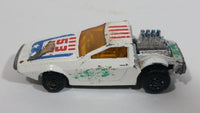 Vintage 1972 Lesney Matchbox Superfast Tanzara White No. 53 Die Cast Toy Car Vehicle Made in England