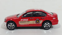 RealToy Red BMW 3 Series Fire Dept Emergency Unit 281 Die Cast Toy Car Firefighting Vehicle