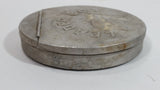 Vintage Aluminum Hinged Fishing Leader Box with Felt Pads and Leaders Inside