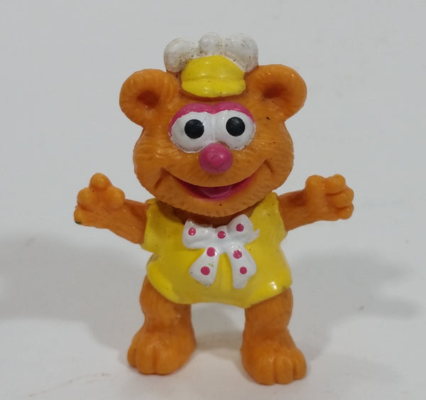 1986 HA! The Muppets Baby Fozzie Bear Character PVC Toy Figure