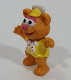 1986 HA! The Muppets Baby Fozzie Bear Character PVC Toy Figure - Treasure Valley Antiques & Collectibles