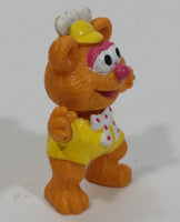 1986 HA! The Muppets Baby Fozzie Bear Character PVC Toy Figure - Treasure Valley Antiques & Collectibles