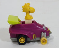 Vintage 1989 Peanuts Gang Pop Mobiles United Features Syndicate Woodstock Bird Character Plastic Toy Car Vehicle McDonald's Happy Meals