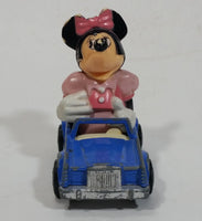 Vintage 1979 Walt Disney Productions Lesney Matchbox Pink Minnie Mouse Cartoon Character Series No. 4 Blue Die Cast Toy Car Vehicle