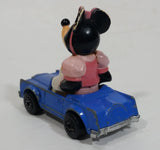 Vintage 1979 Walt Disney Productions Lesney Matchbox Pink Minnie Mouse Cartoon Character Series No. 4 Blue Die Cast Toy Car Vehicle