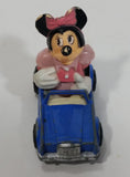 Vintage 1979 Walt Disney Productions Lesney Matchbox Pink Minnie Mouse Cartoon Character Series No. 4 Blue Die Cast Toy Car Vehicle