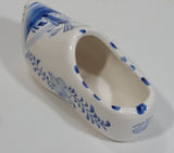 Delft Blue Holland Hand Painted Dutch Windmill Decor Ceramic Clog Shoe Ash Tray