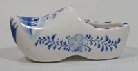 Delft Blue Holland Hand Painted Dutch Windmill Decor Ceramic Clog Shoe Ash Tray