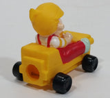 1996 Dennis The Menace Movie Film Character Yellow Plastic Toy Car Vehicle - Dairy Queen D.Q. Kid's Meal